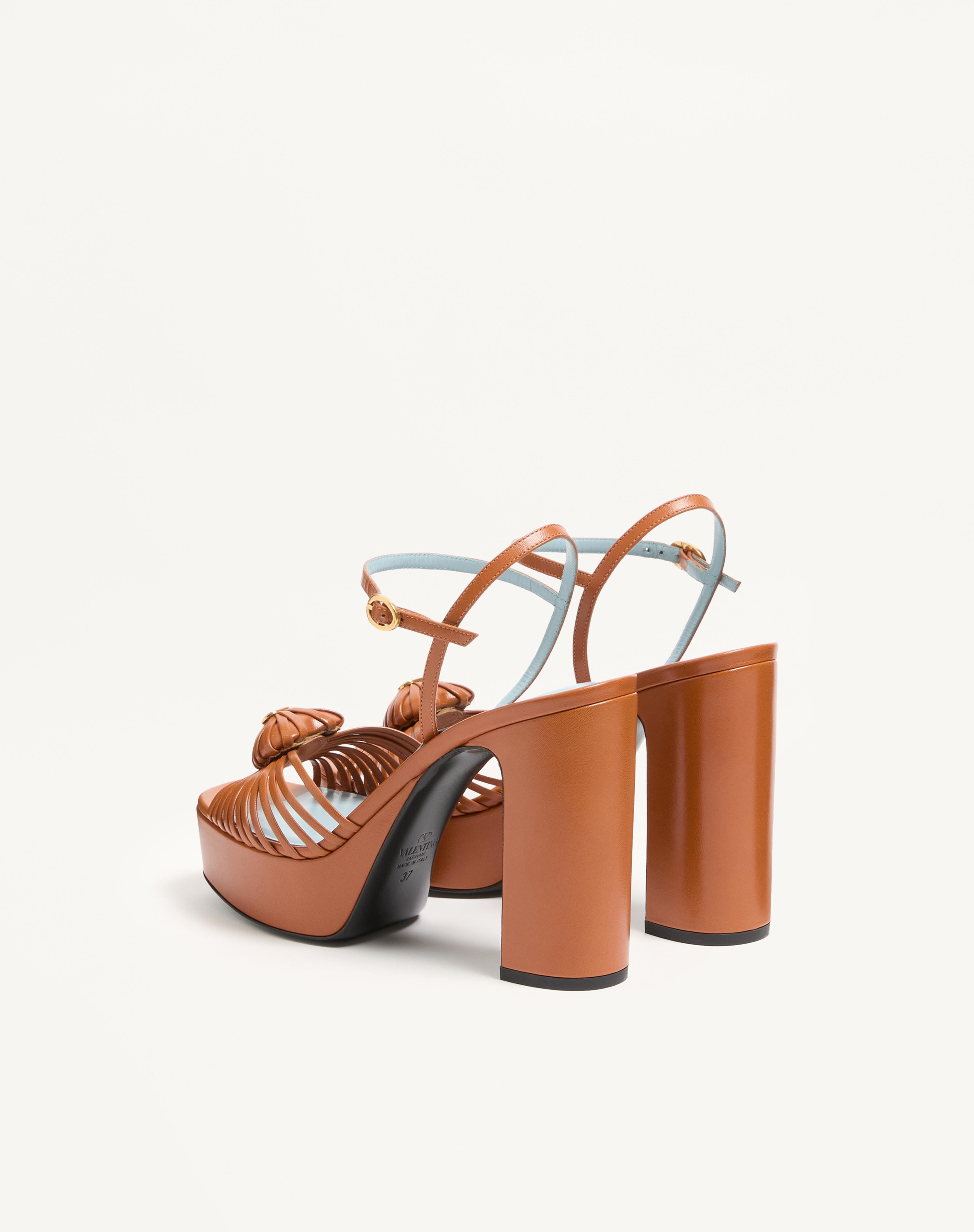 SANDAL ROYAL PLATFORM SANDAL IN KIDSKIN 115MM - 4