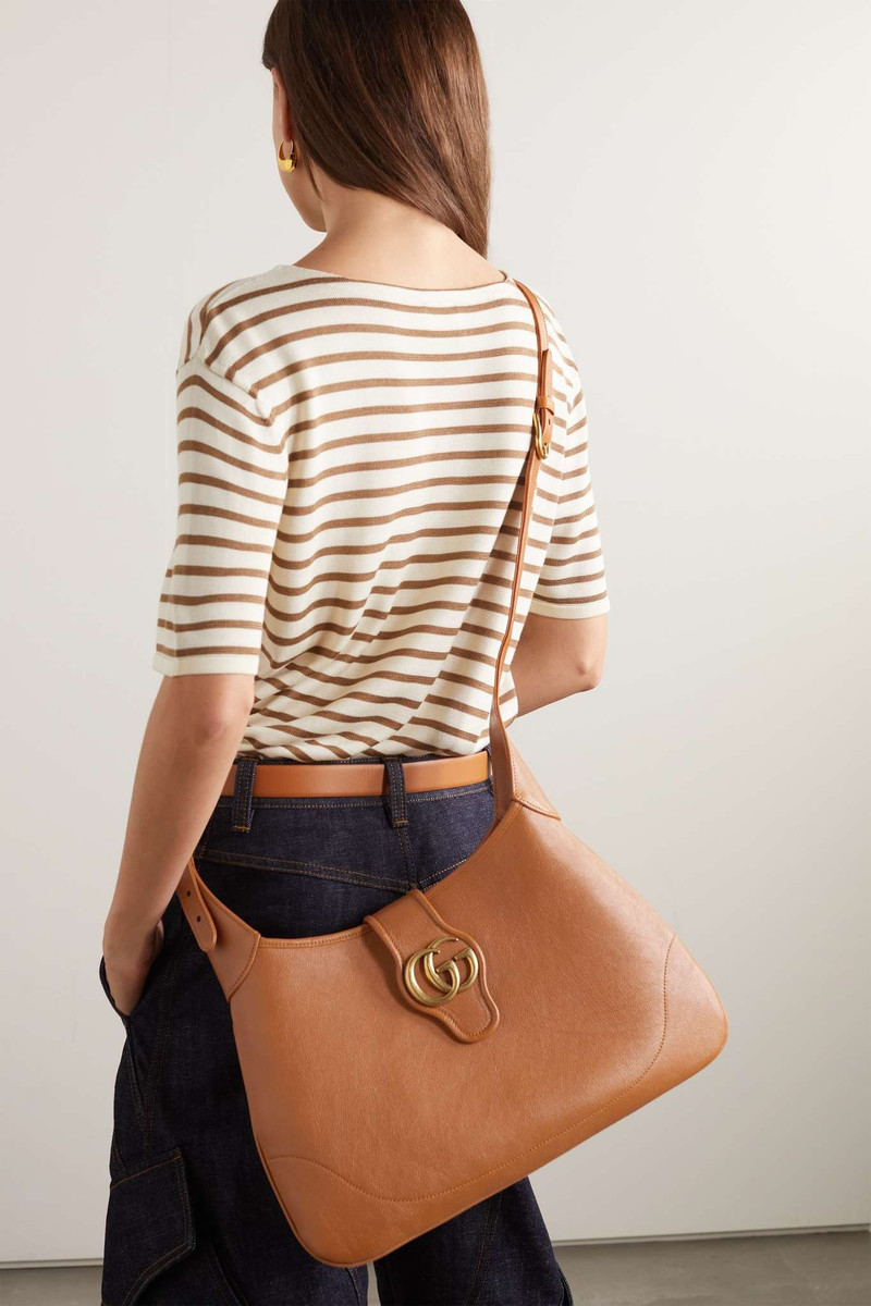 Aphrodite embellished leather shoulder bag 6