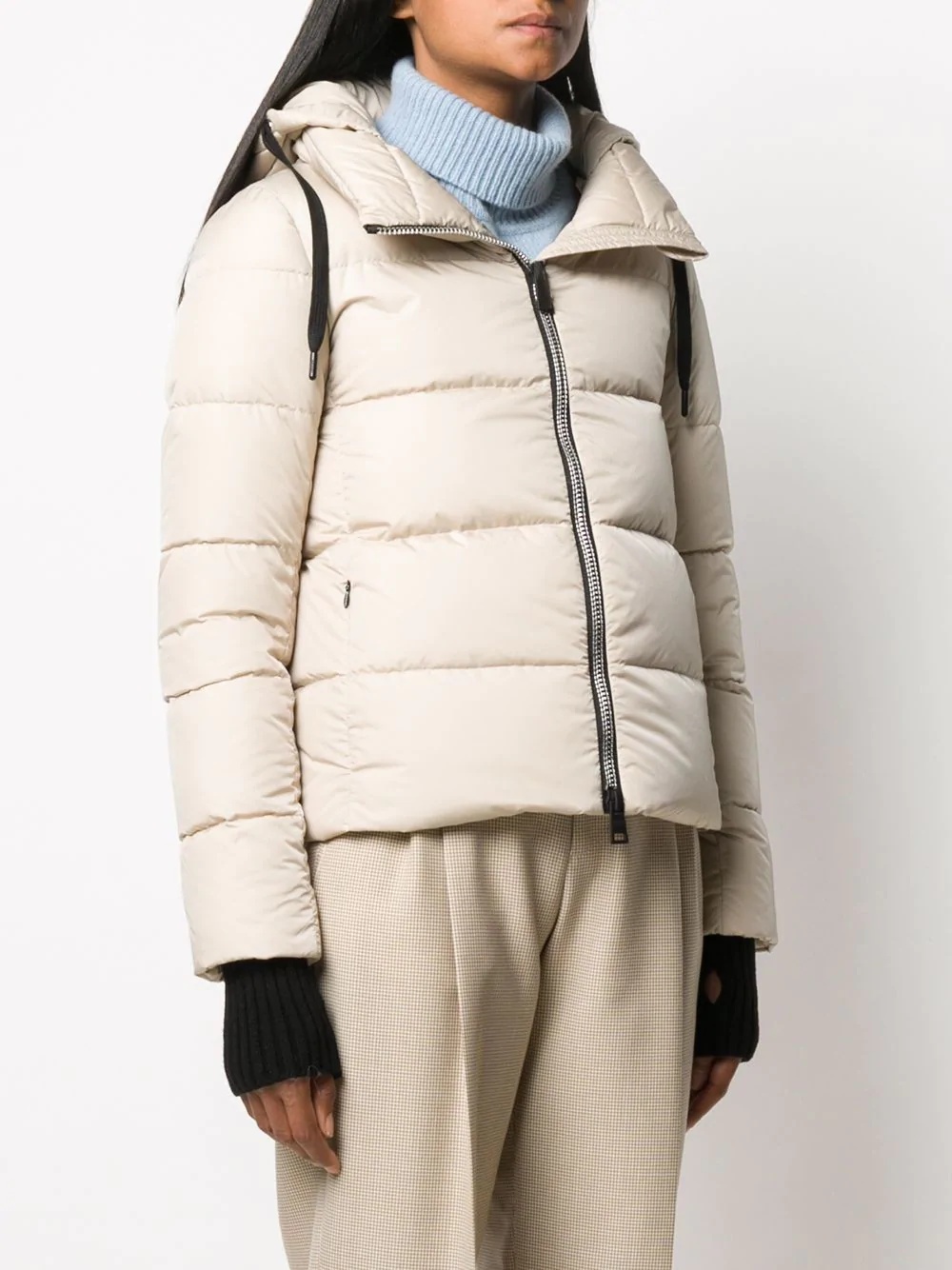 zip-up puffer jacket - 3