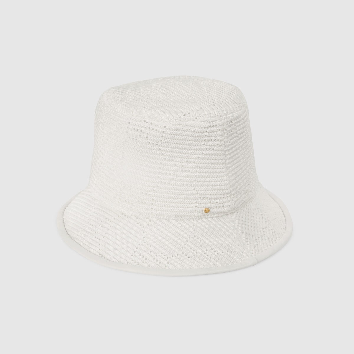 GG cable knit fedora - 1