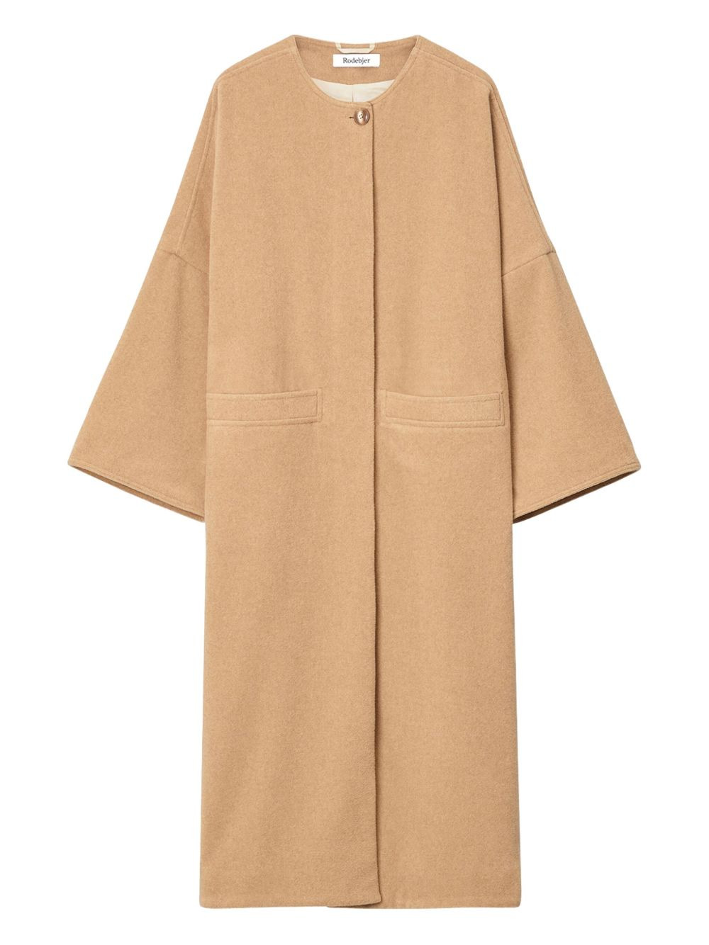 Nusa bell-sleeve coat - 1