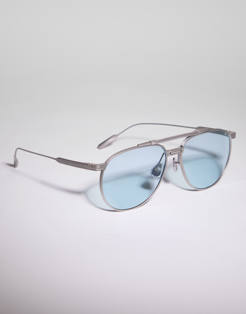 Brunello Cucinelli Titanium sunglasses with photochromic lenses outlook