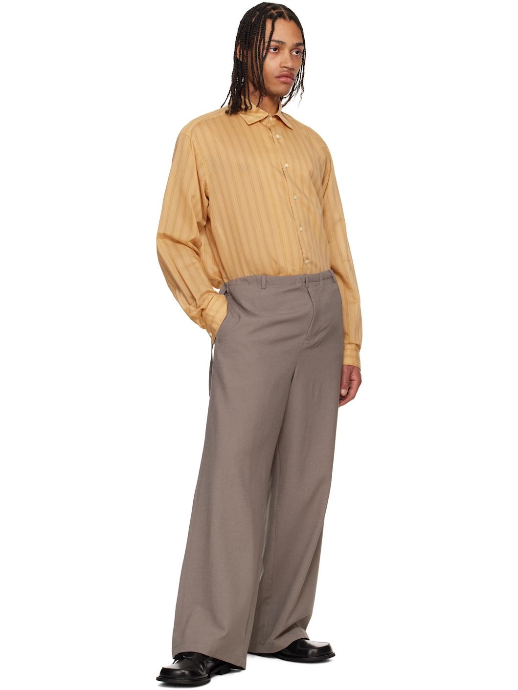 SOSHIOTSUKI Gray Wide Judo Trousers | REVERSIBLE