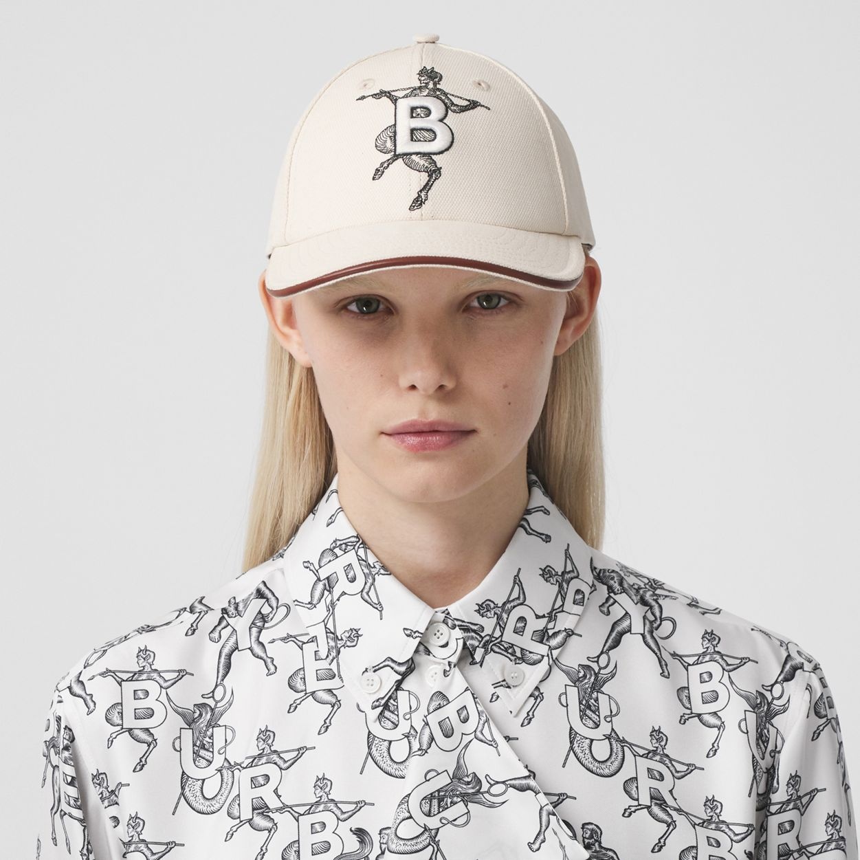 Mythical Alphabet Cotton Linen Baseball Cap - 4