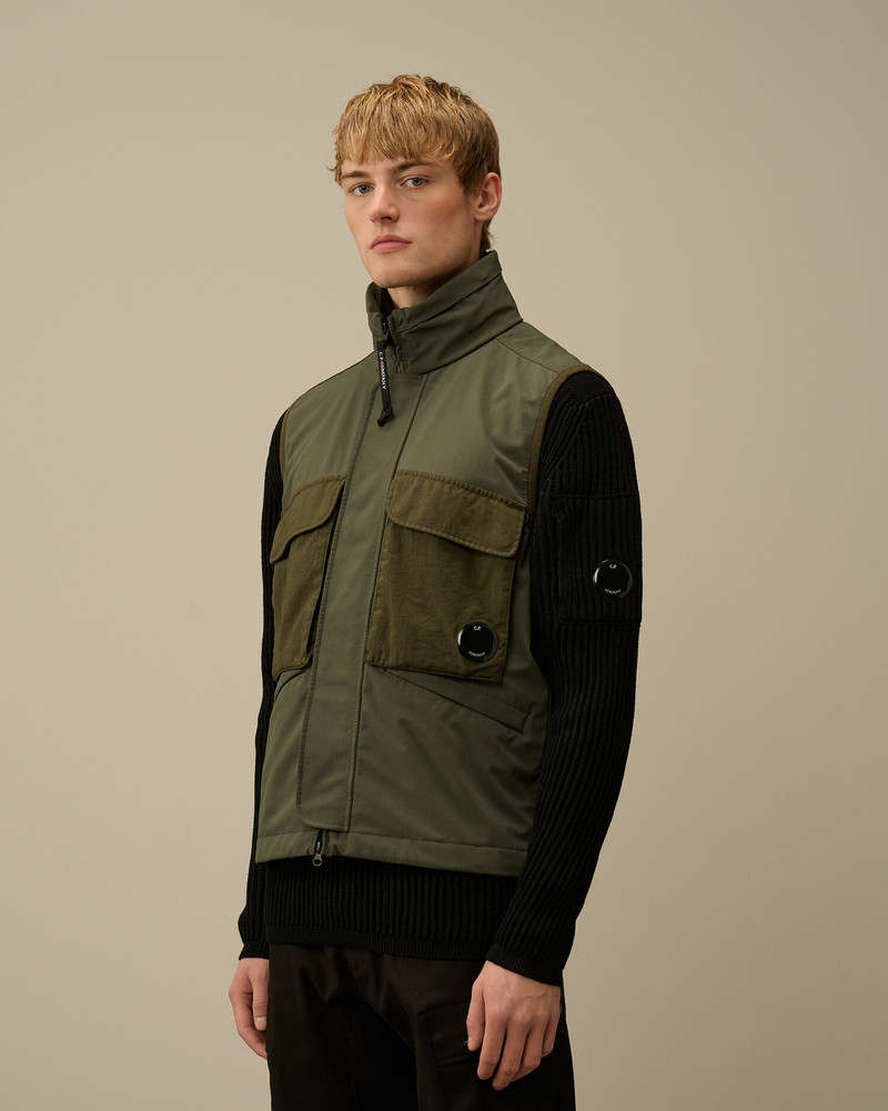 C.P. Company GD Shell Mixed Lens Vest outlook