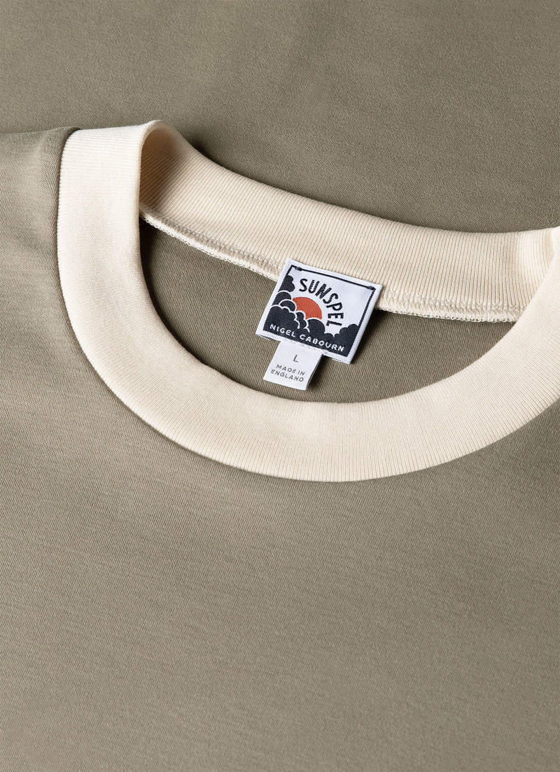 Sunspel x Nigel Cabourn Carbon Brushed T‑shirt 4