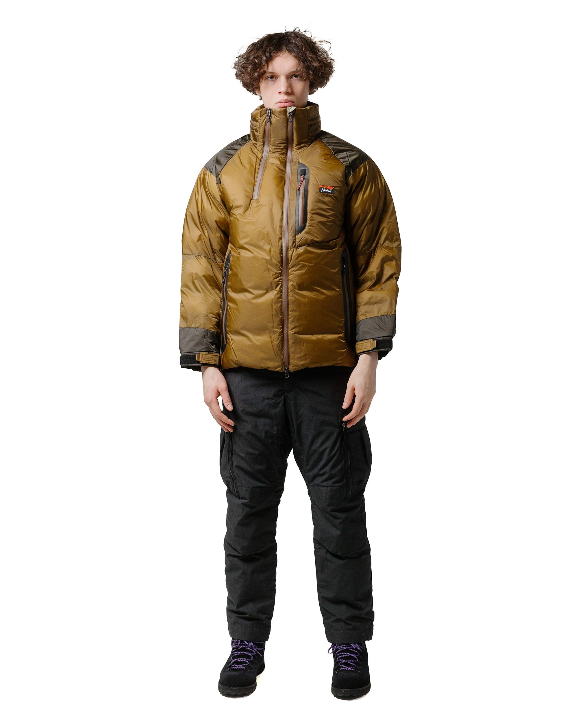 Aurora Tex Light Stand Collar Down Jacket Mikami Coyote/Khaki - 4