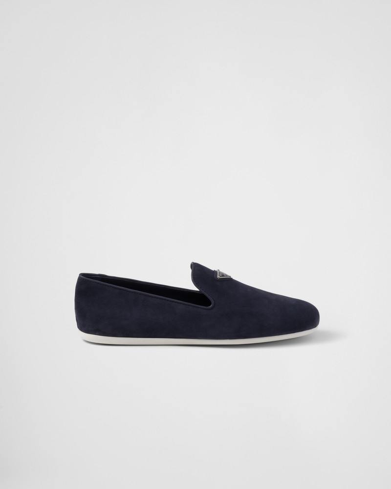Prada Suede slip-on shoes outlook