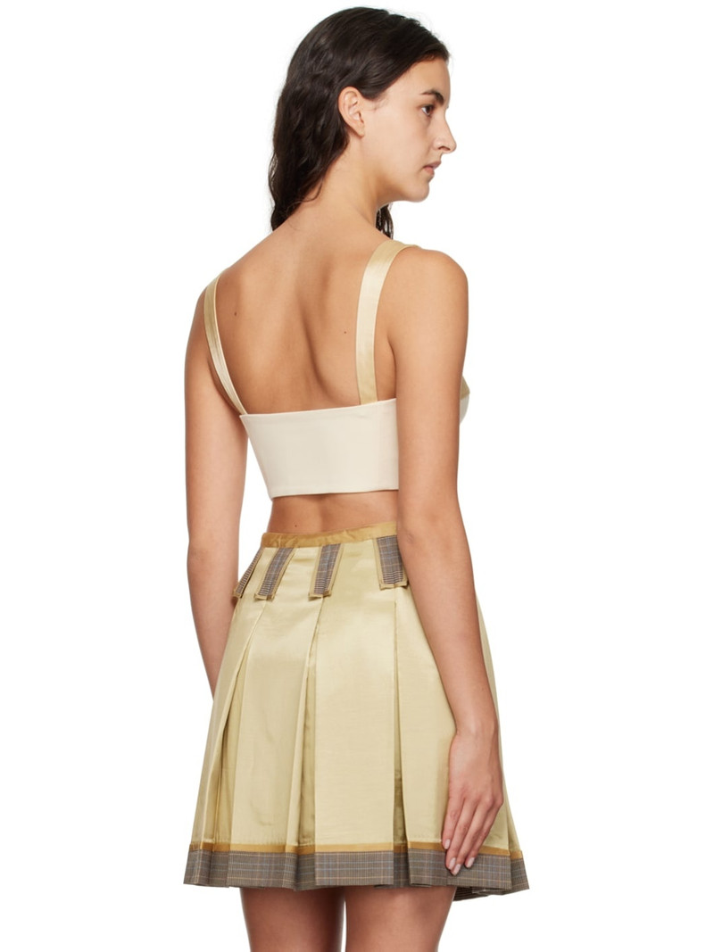 Beige Inside Out Tank Top 3