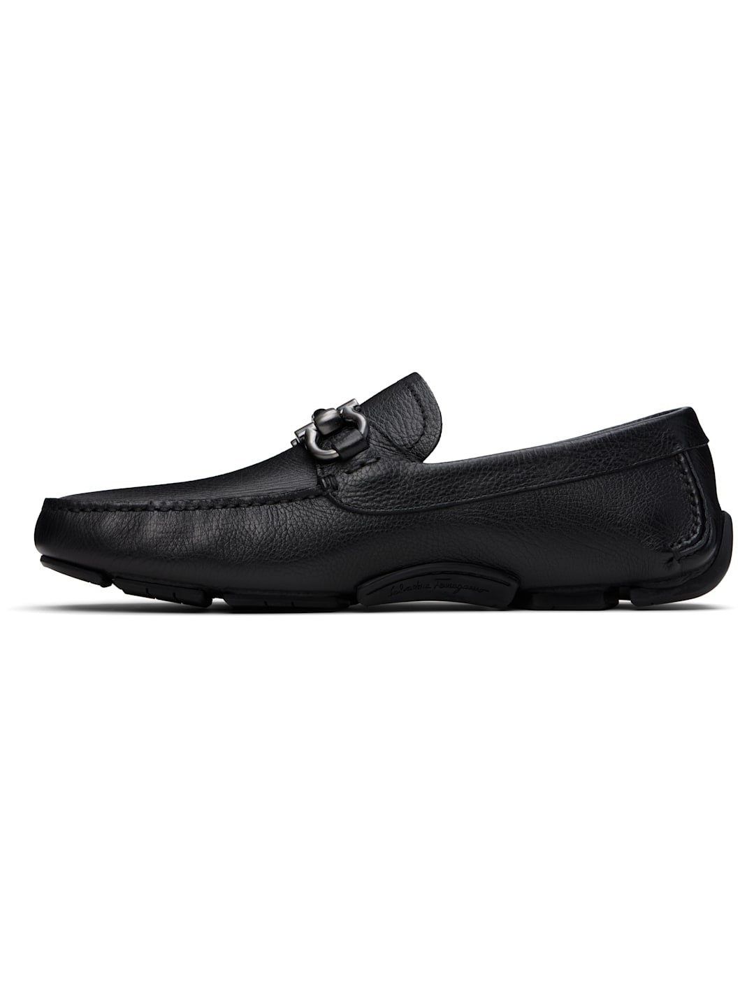 Black Gancini Ornament Driver Loafers - 3