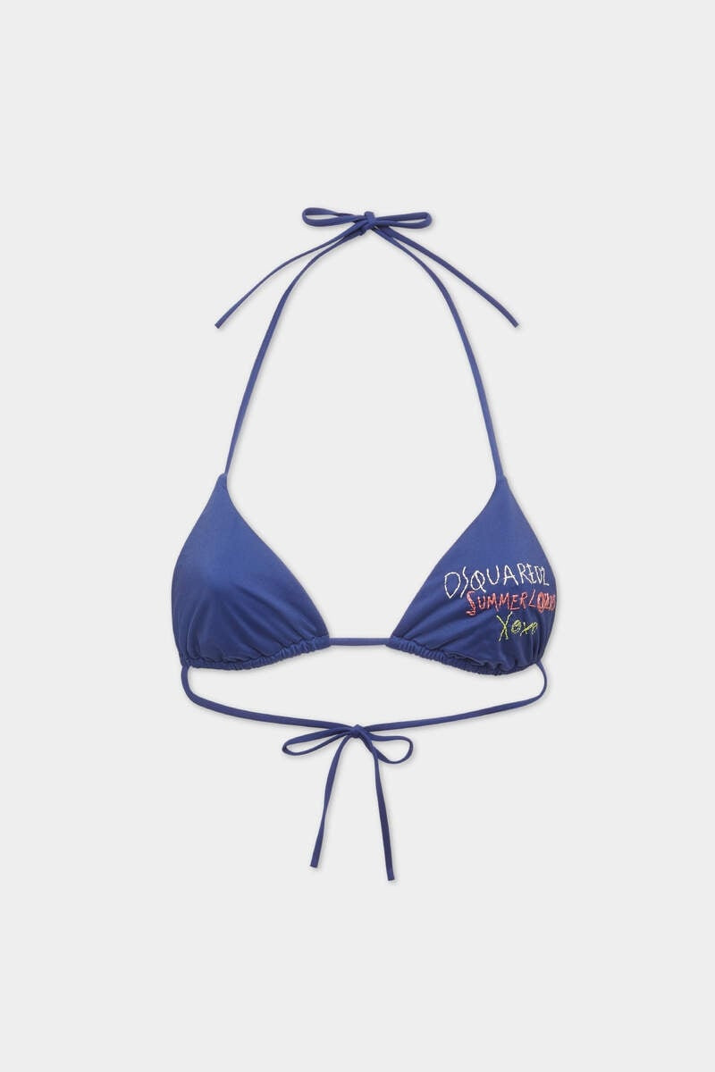 SUMMER LOVERS TRIANGLE BIKINI TOP 1