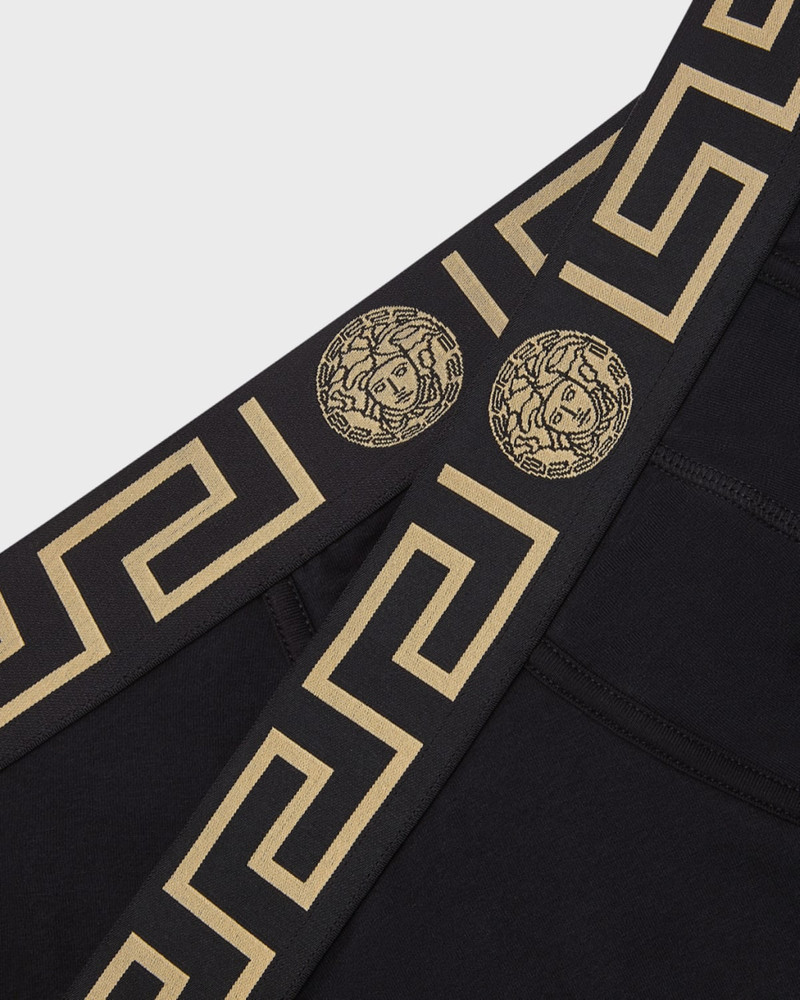 Two-Pack Greca Border Long Boxer Trunks 4