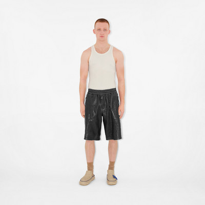 Burberry Leather Shorts outlook