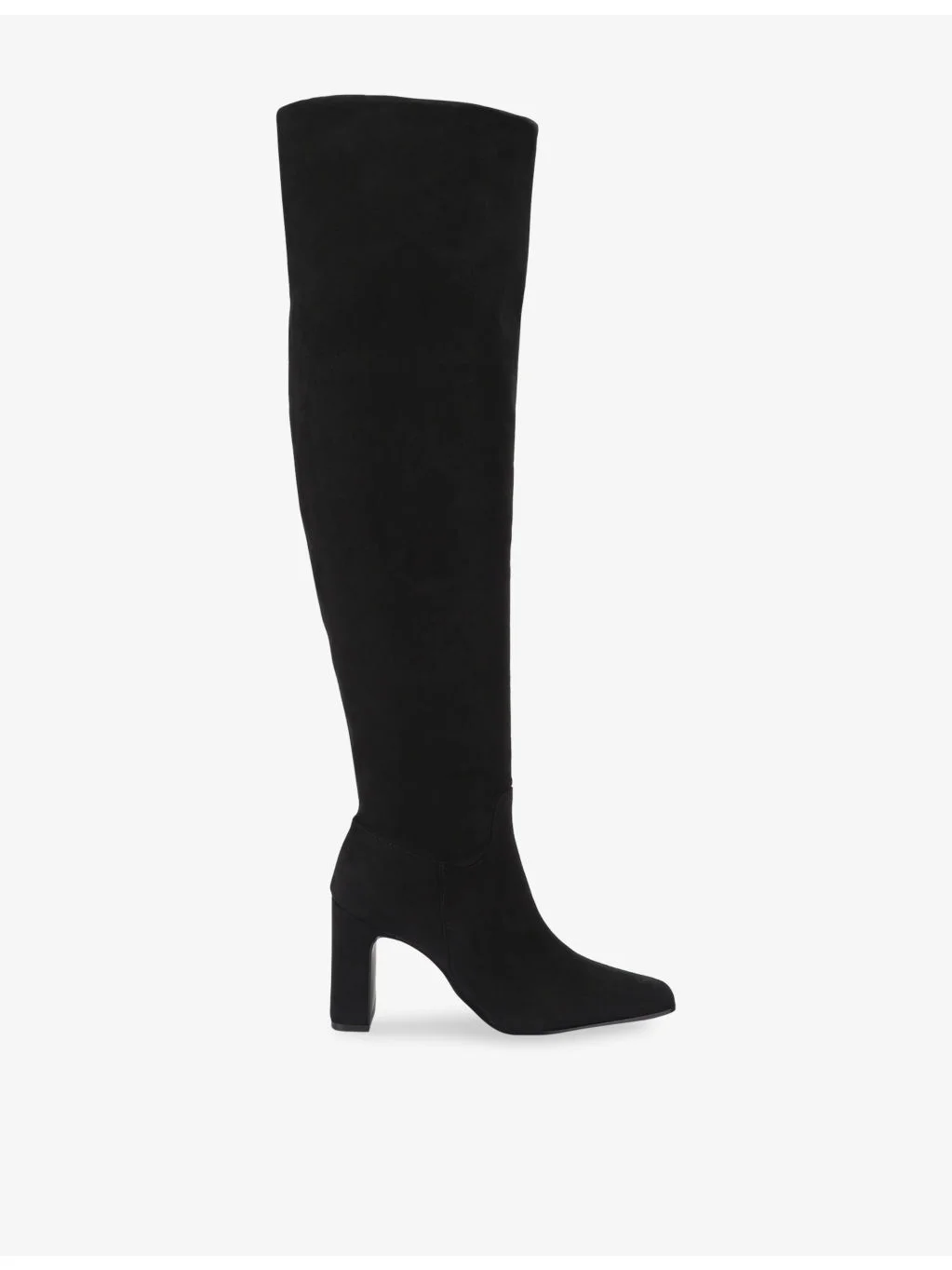 Fair Play High-Leg Suede Heeled Boots - 1