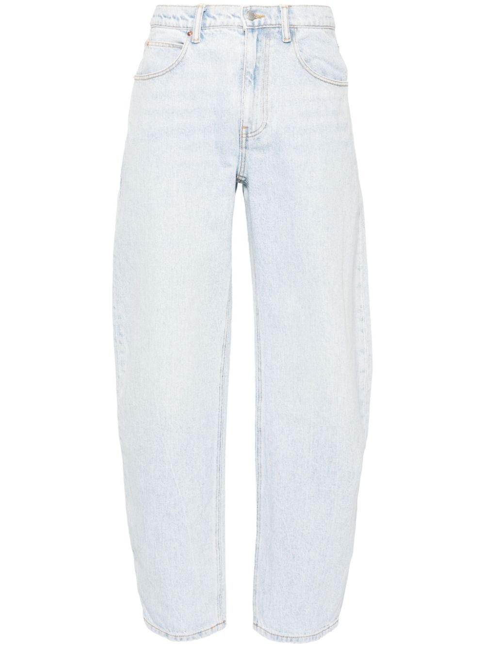 high-rise tapered jeans - 1