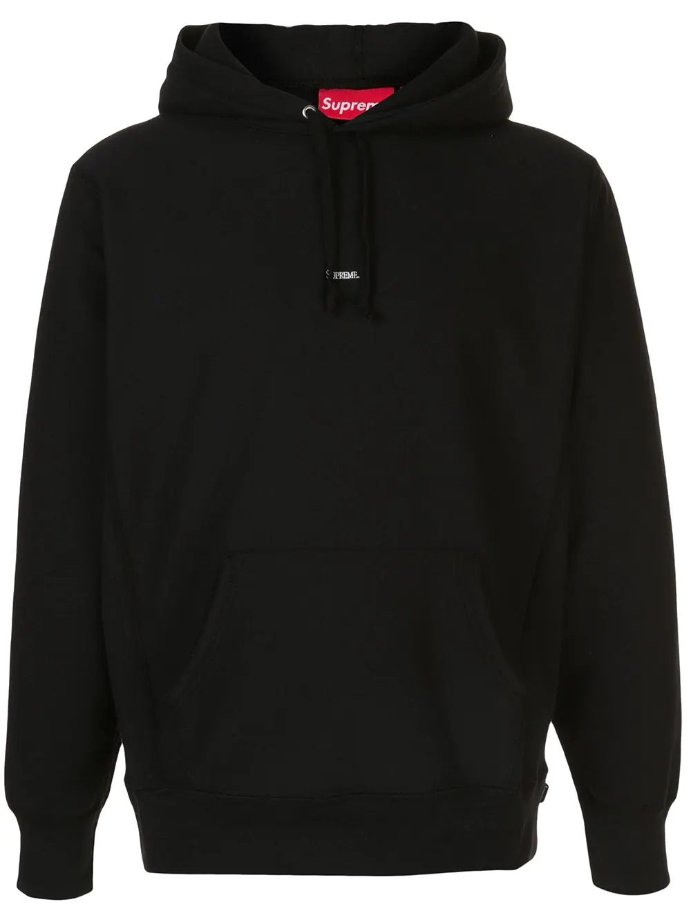 micro logo hoodie - 1