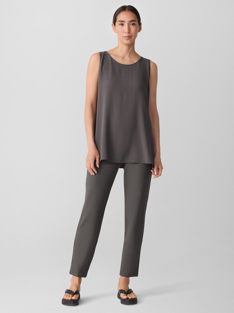 EILEEN FISHER Washable Stretch Crepe Slim Pant outlook
