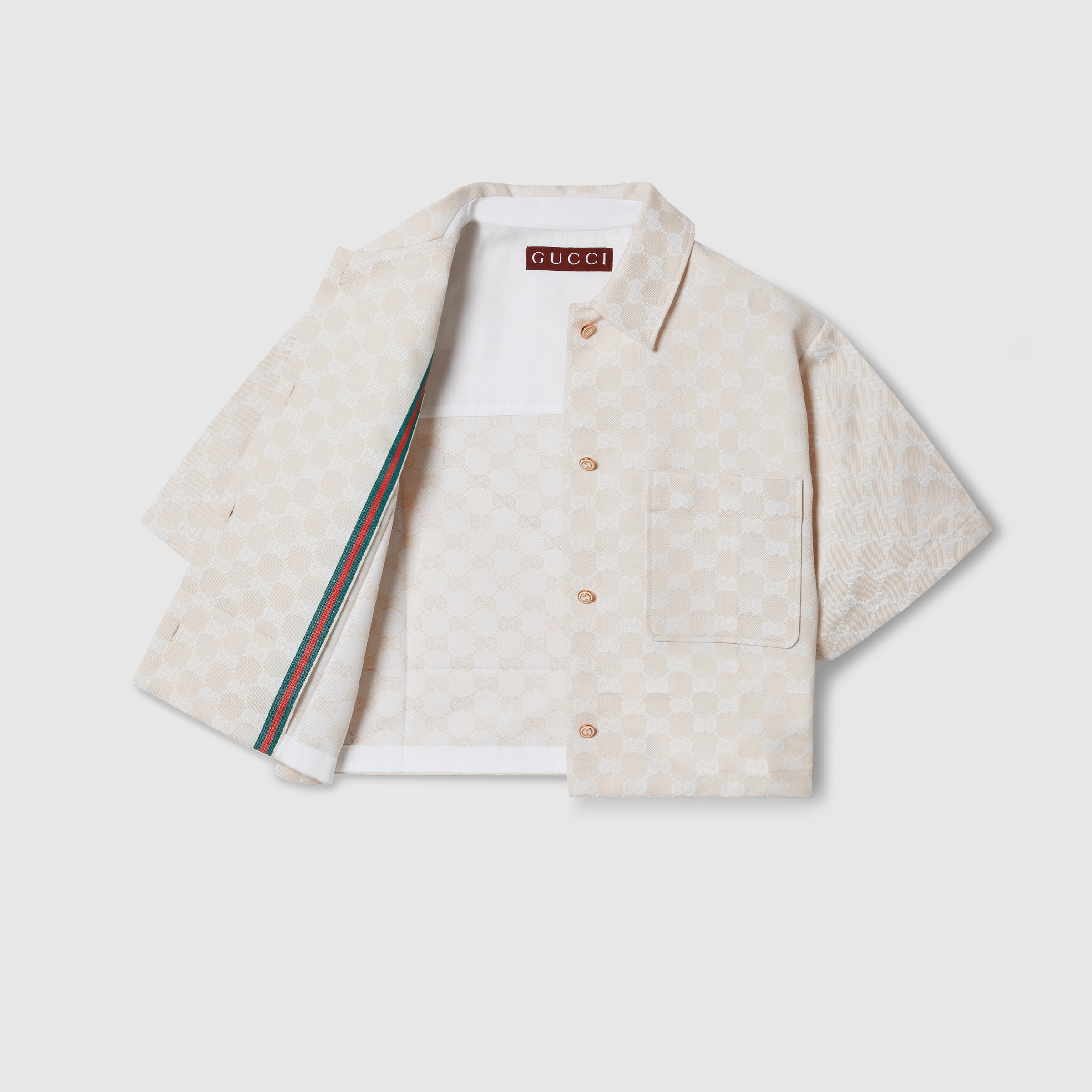 GG cotton gabardine shirt - 10