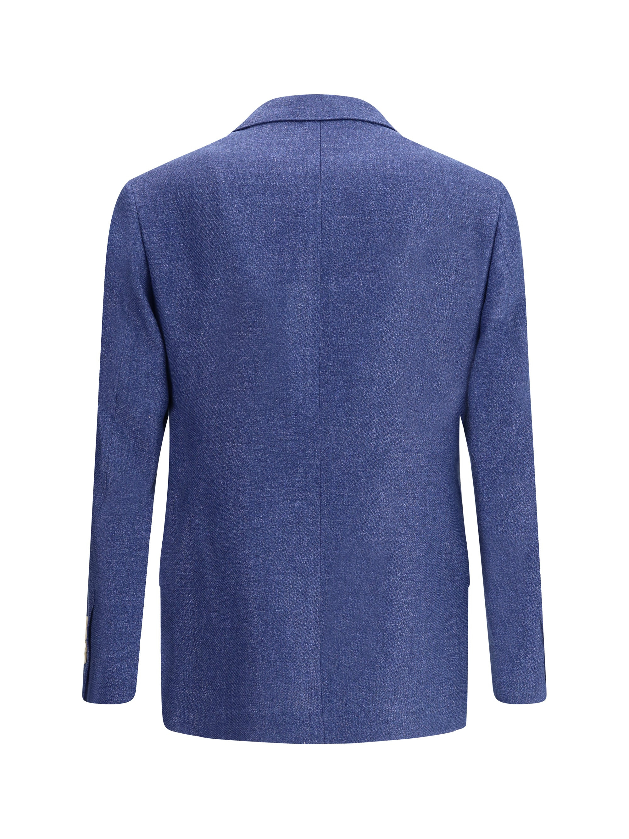 Brunello Cucinelli Men Linen Blazer Jacket - 2