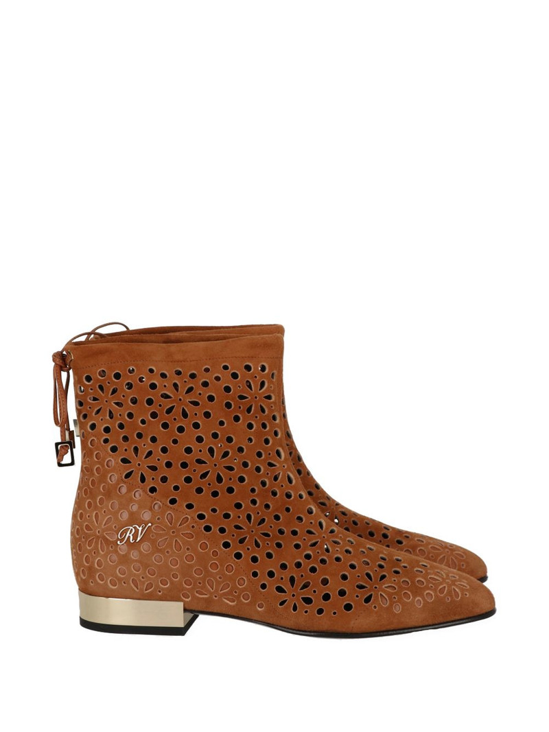 cut-out leather boots 1