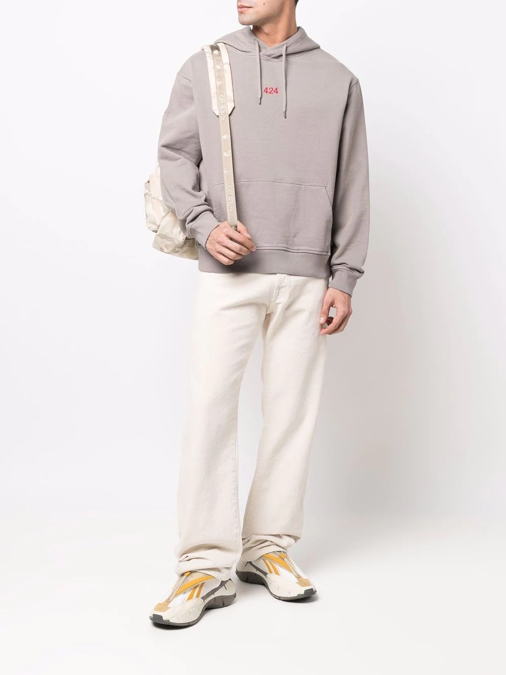 baggy logo-patch trousers - 2