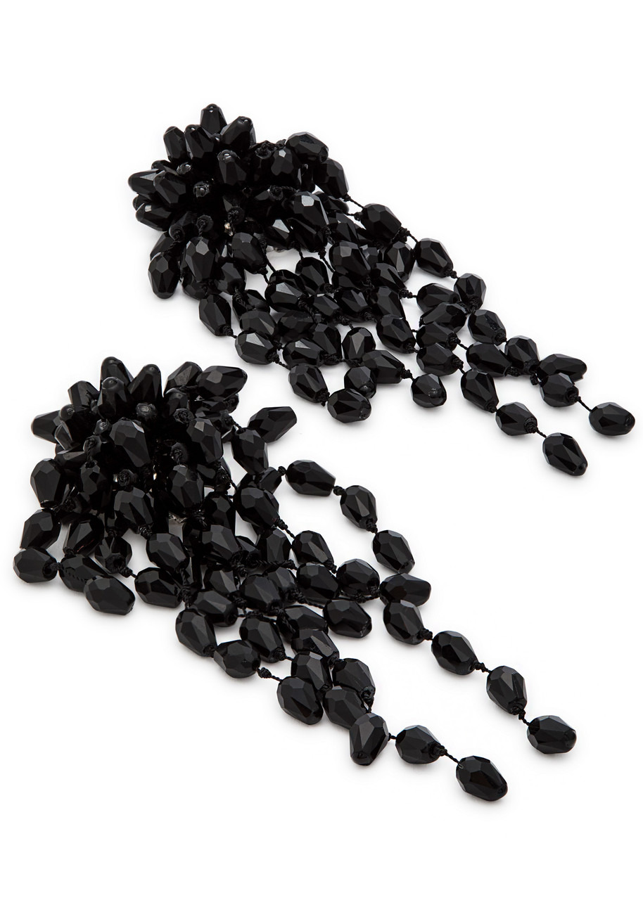 Isabel Marant Hanabi Beaded Clip-on Drop Earrings - 3