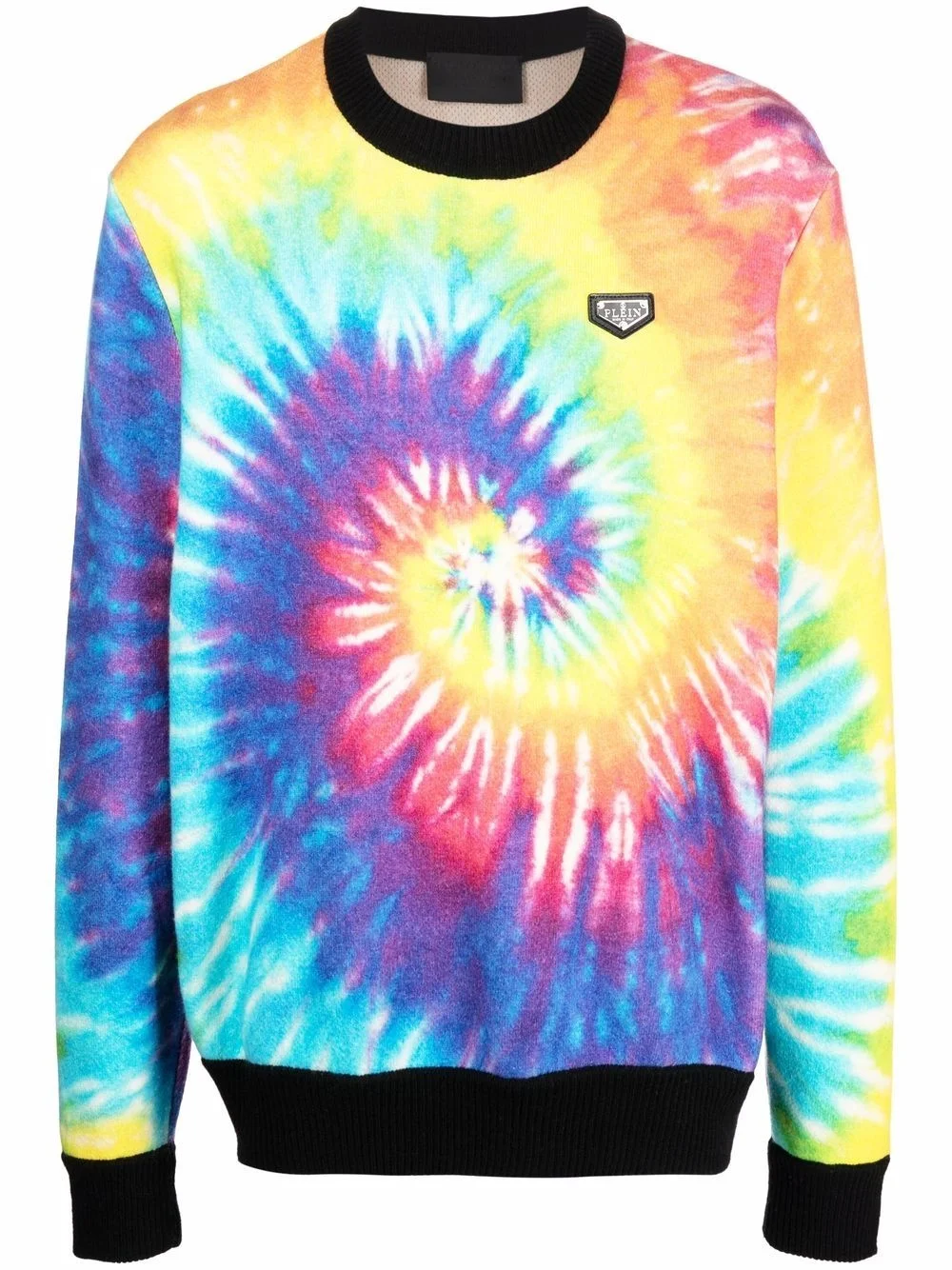 skull tie dye sweatshirt - 1