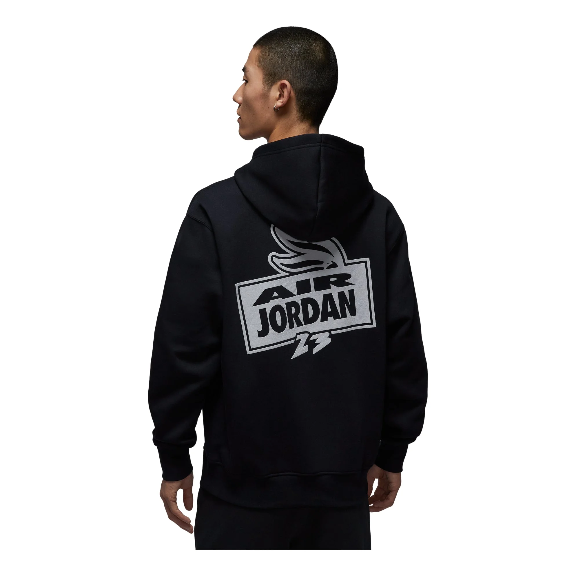 Air Jordan AJ8 Fleece Pullover Hoodie 'Black' IQ6982-010 - 1