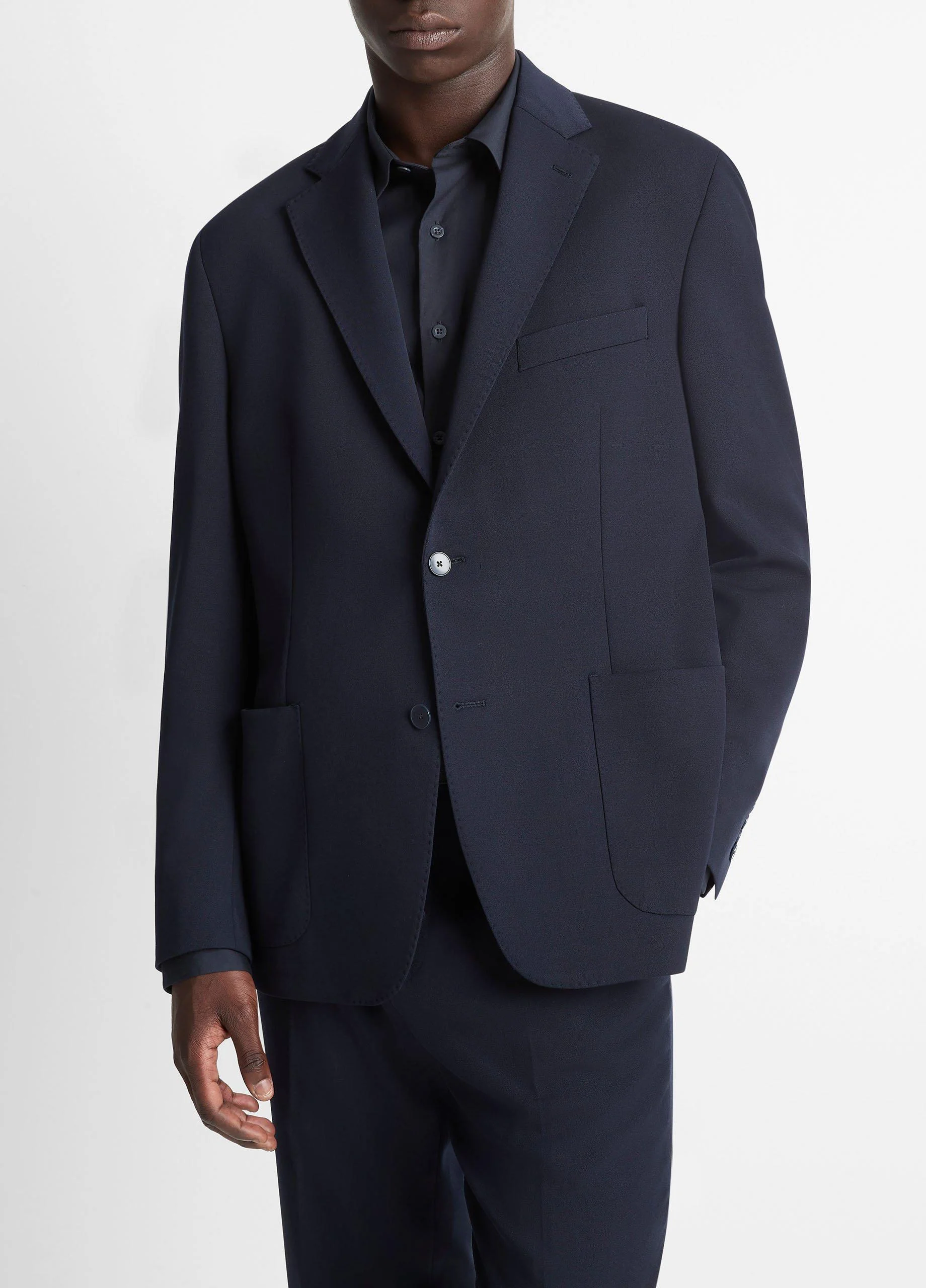 Stretch-Wool Relaxed Sport Coat - 1