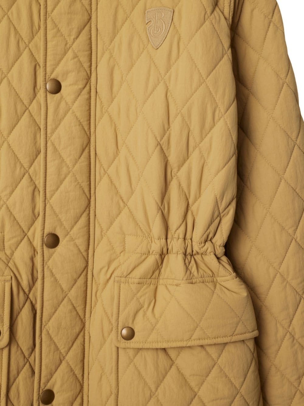 padded parka coat - 6