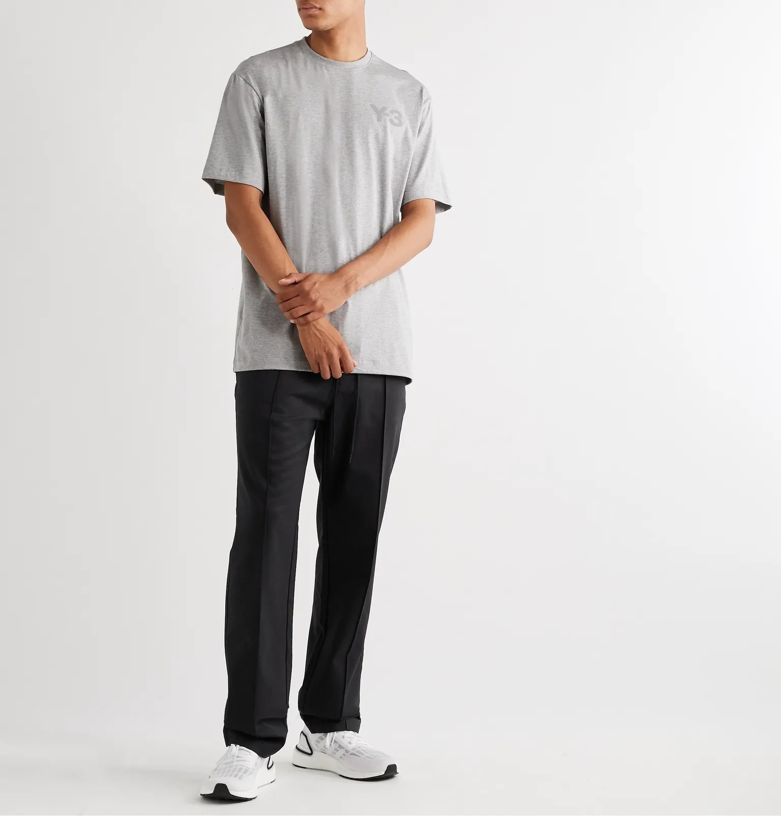 Wool-Blend Twill Track Pants - 2