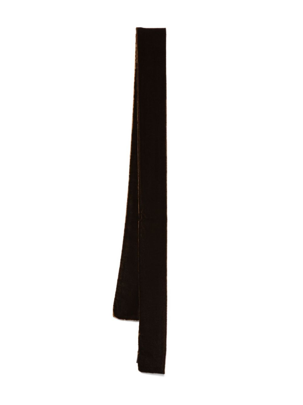 velvet-effect scarf - 1