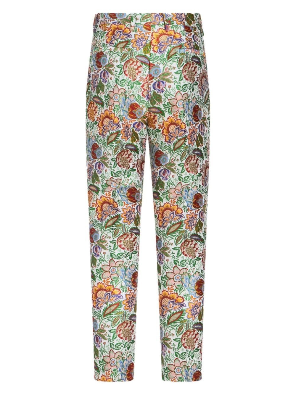 paisley-print high-rise skinny jeans - 12