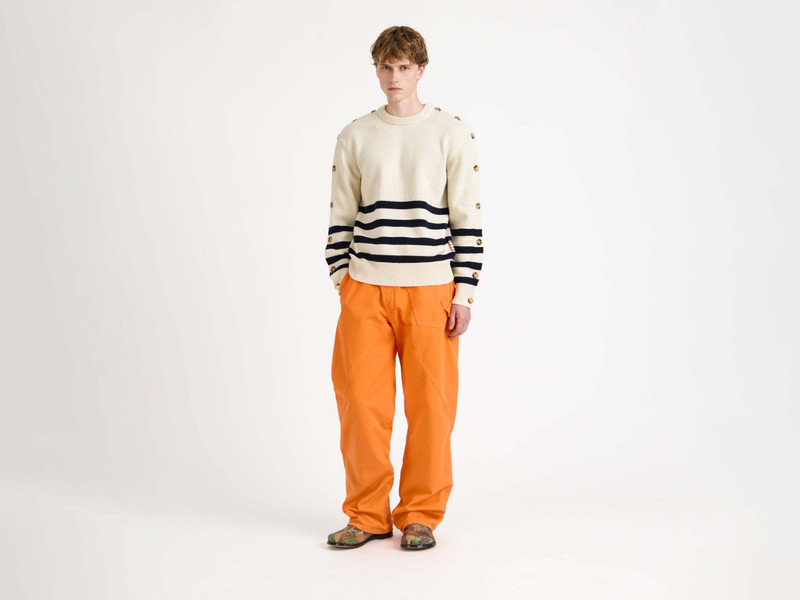 JW Anderson TWISTED WORKWEAR JEANS IN BRIGHT ORANGE outlook