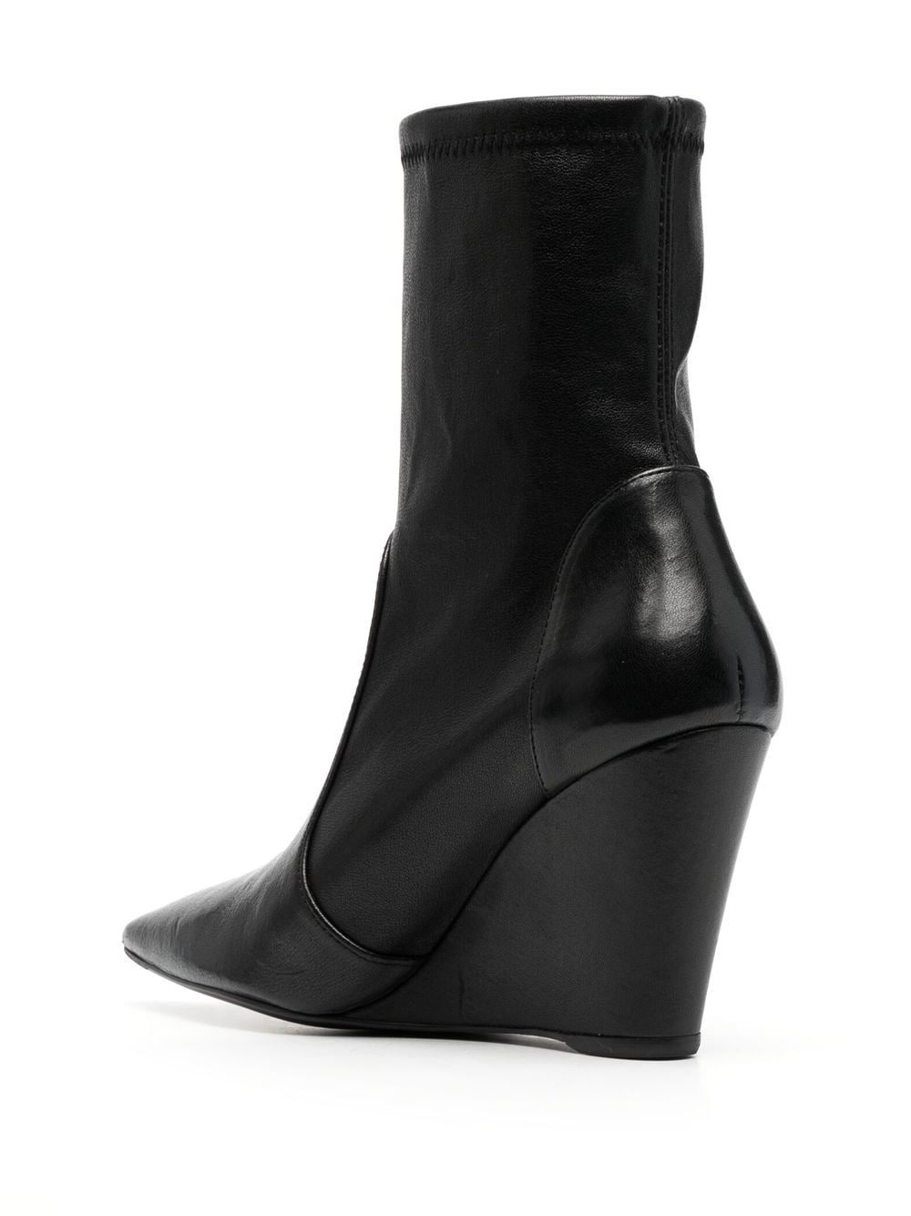 90mm pointed-toe wedge boots - 3