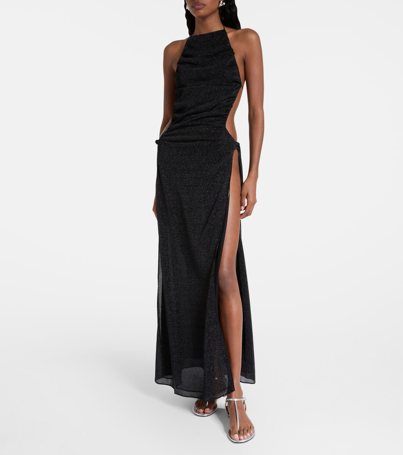 Oséree Lumière open-back maxi dress outlook