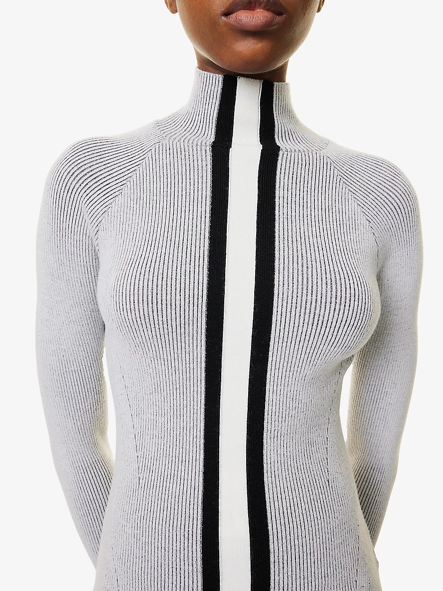 Soelden mock-neck rib-knit merino-wool jumper - 5