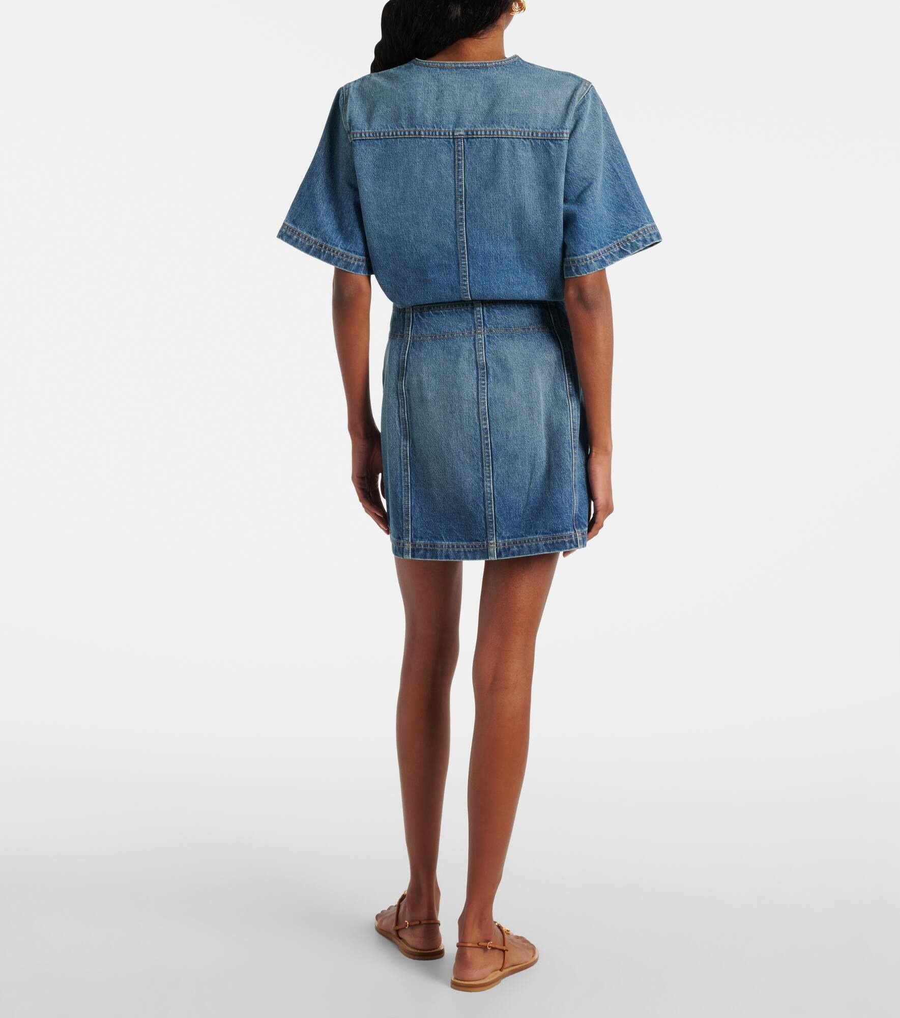 Clara denim miniskirt - 3