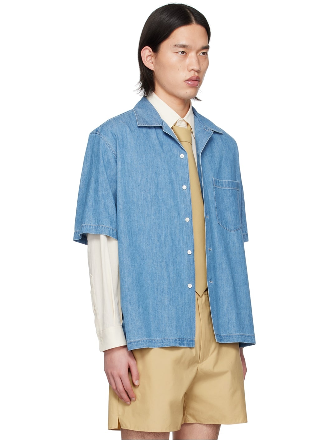 Blue Button Shirt - 2