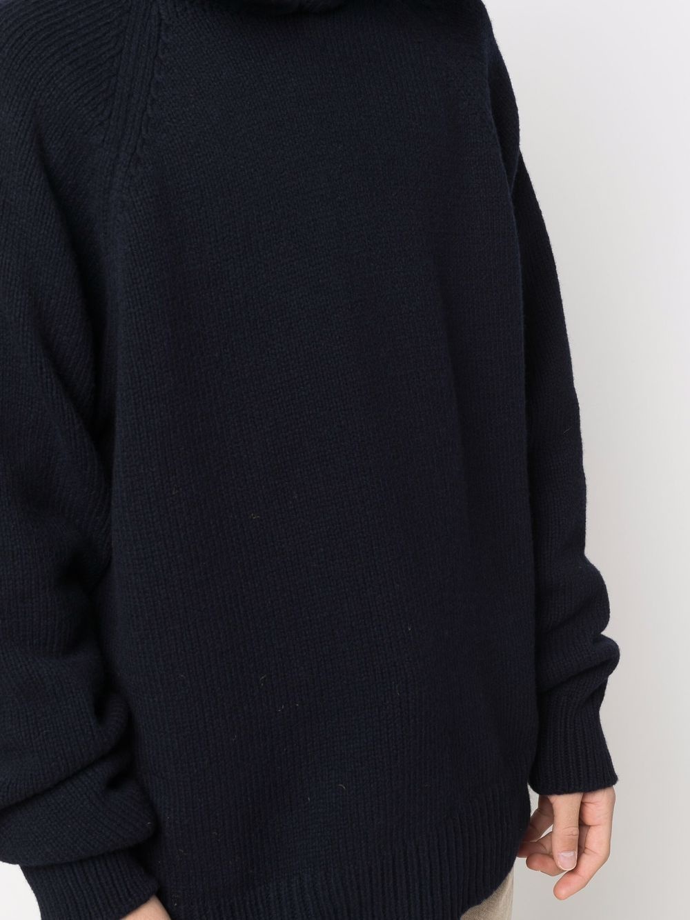 oversize merino-cashmere hoodie - 5