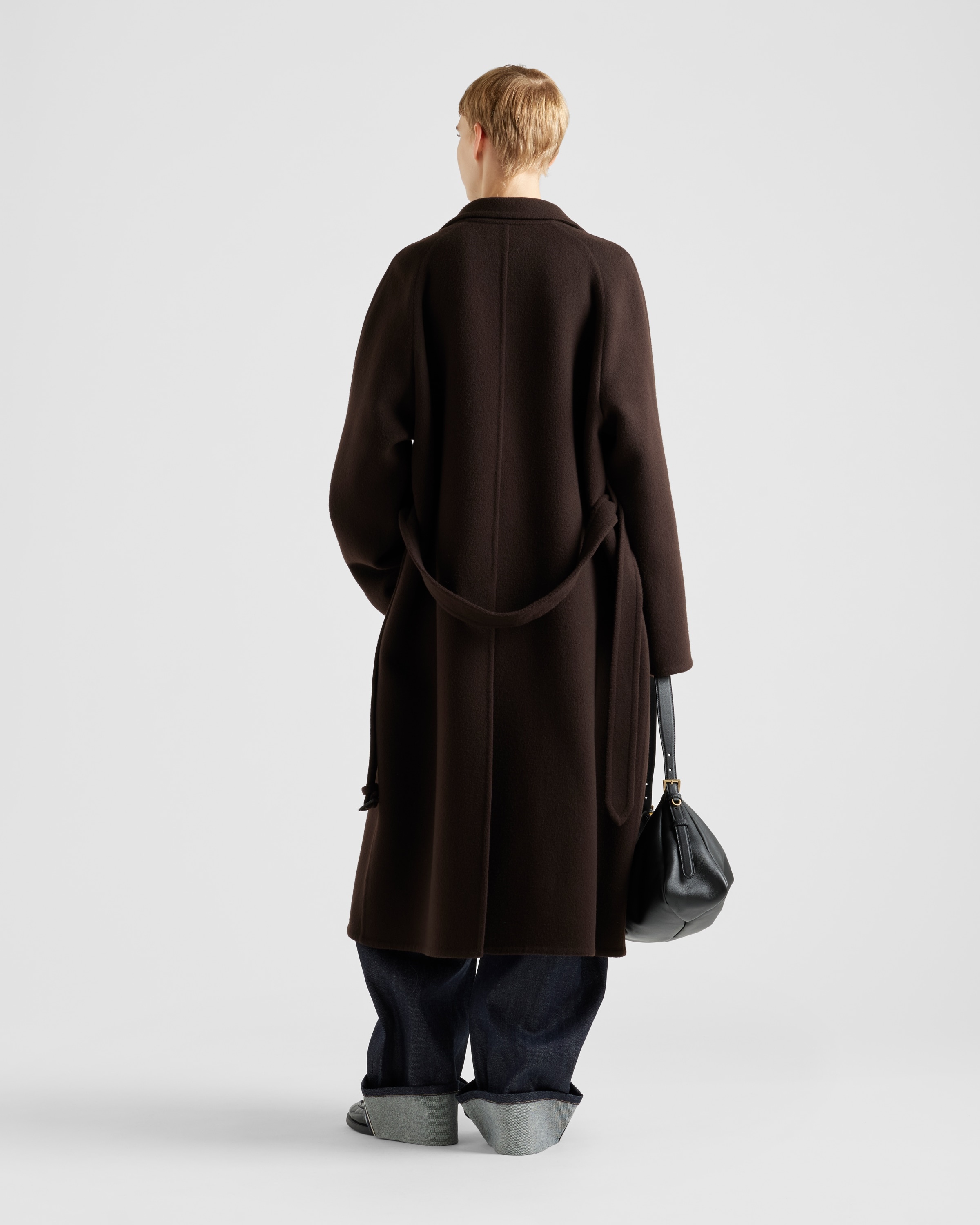 Single-breasted cashgora coat - 5