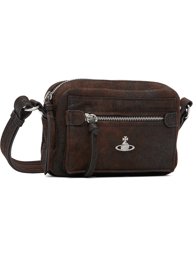 Vivienne Westwood Brown Hannah Crossbody Bag outlook