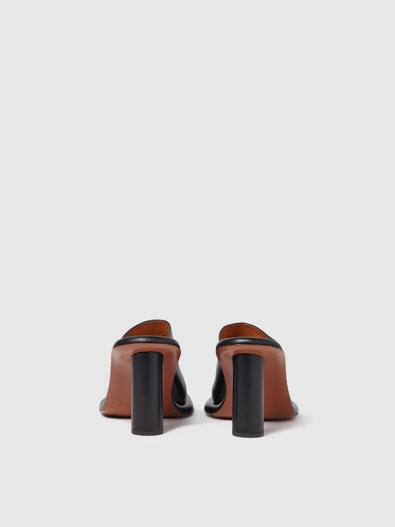 LEATHER CUSHION MULE - 3
