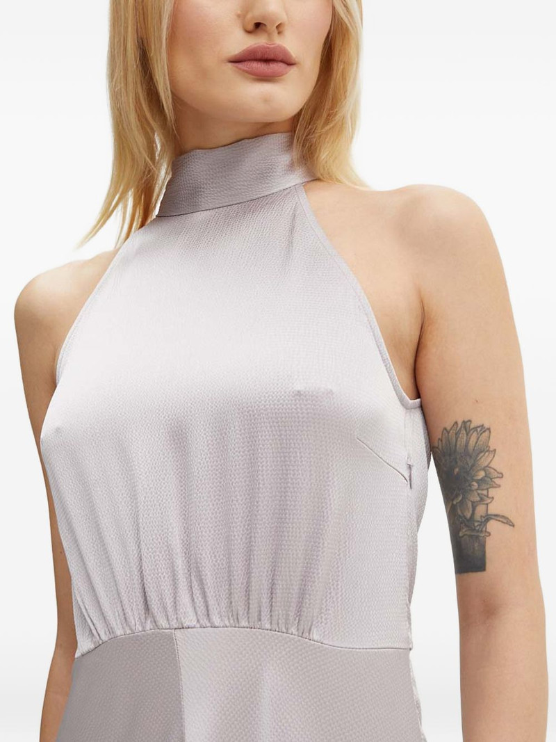 Rheo bow halterneck dress 4