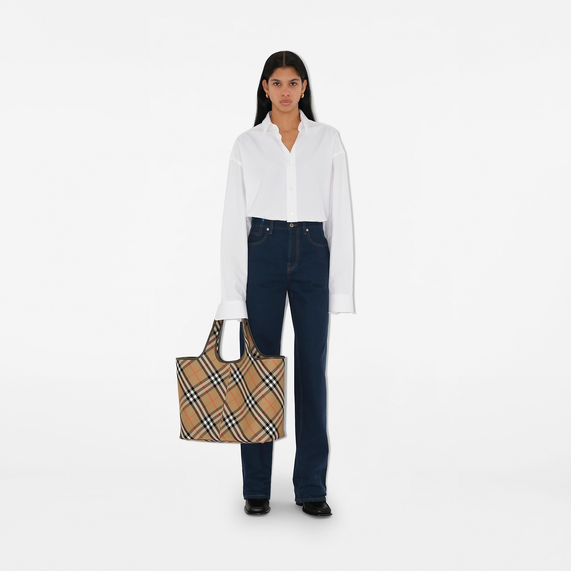 Medium Check Tote - 2