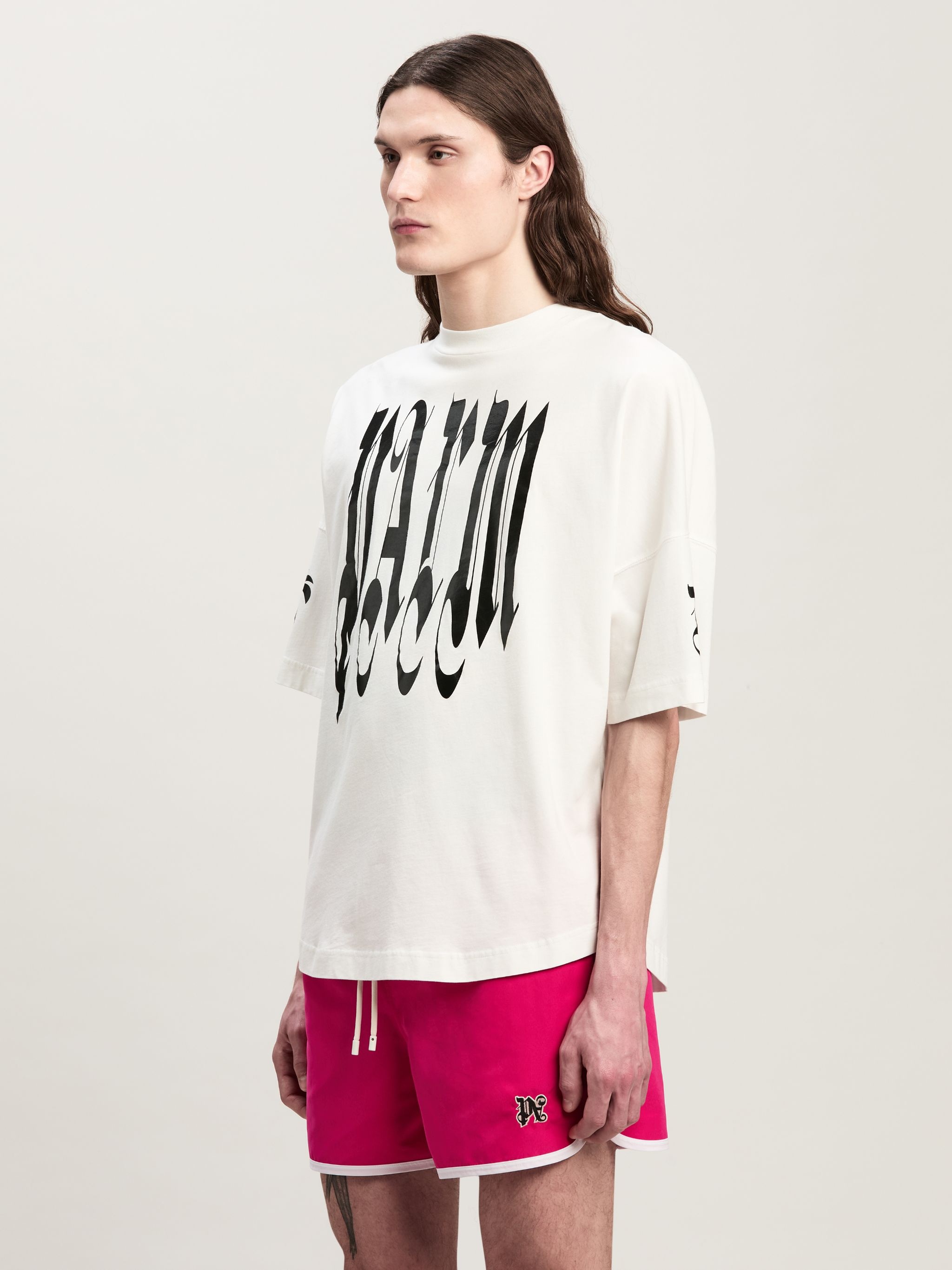 Gothic logo over T-shirt white - 4