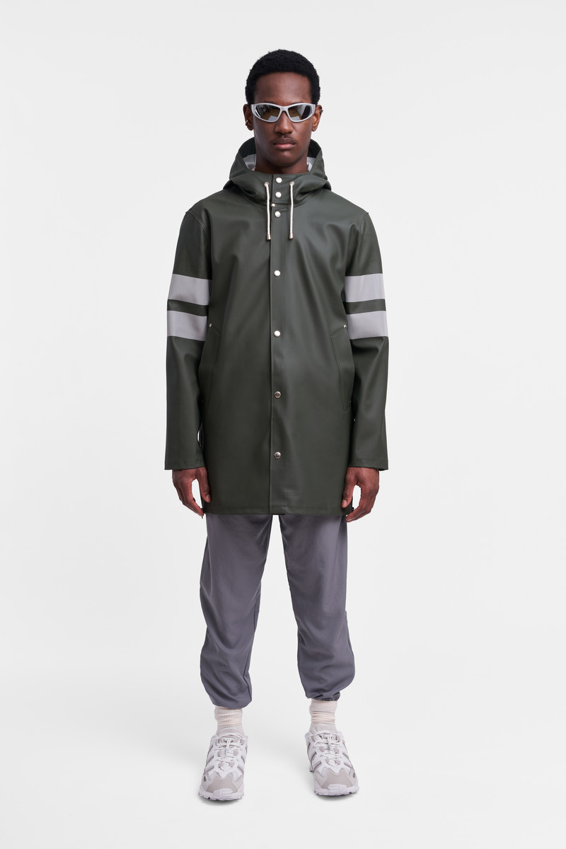 Stutterheim Stockholm Bike Raincoat Green outlook