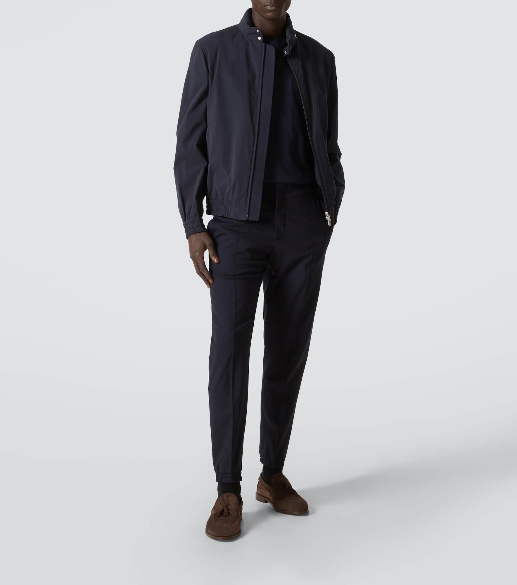 Wool-blend sweatpants - 2