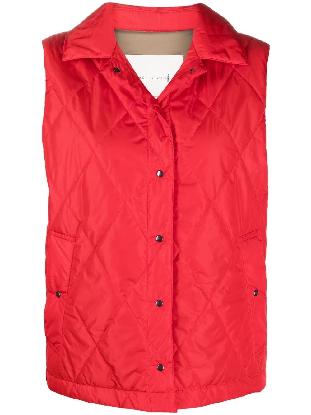 ANNABEL sleeveless quilted jacket - 1