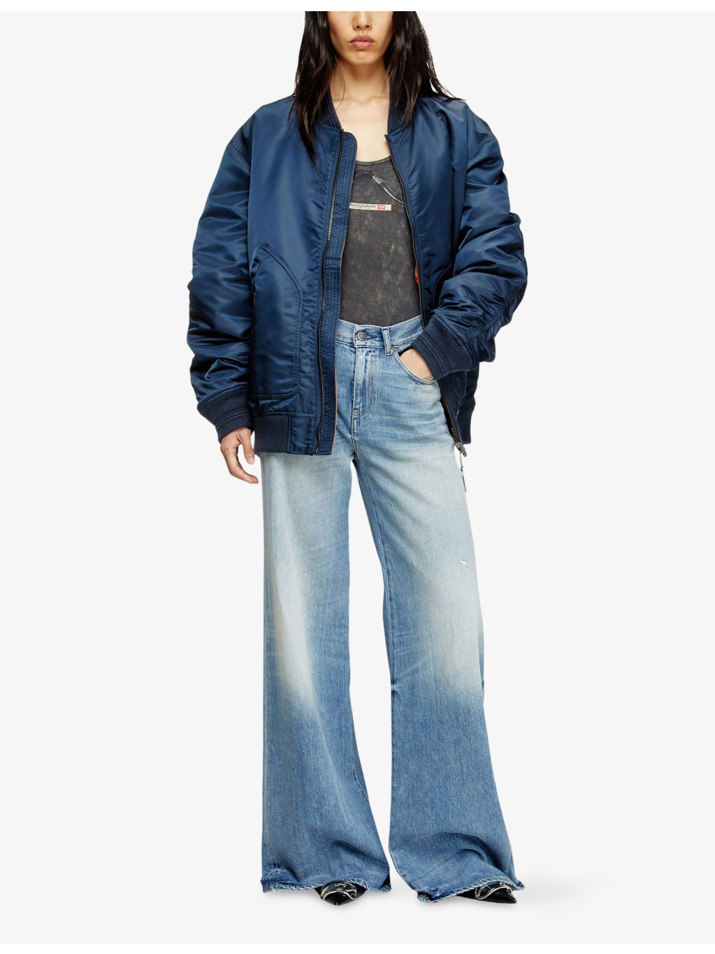 1978 Akemi Wide-Leg Denim Jeans - 2